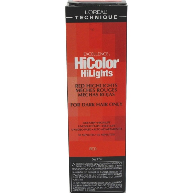 Loreal Excel Hicolor Hilights Red 1.2oz