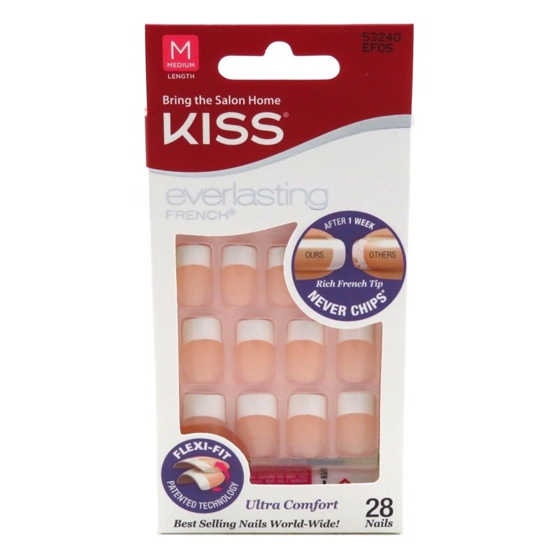 Kiss Everlasting French 28 Count Medium Flexi-Fit