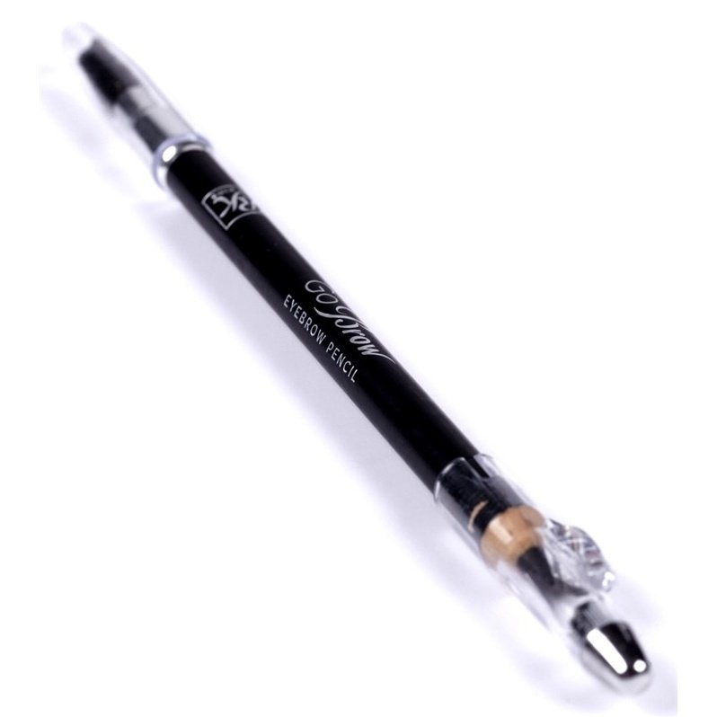 Kiss Go Brow Eyebrow Wooden Pencil Black Brown (1PC)