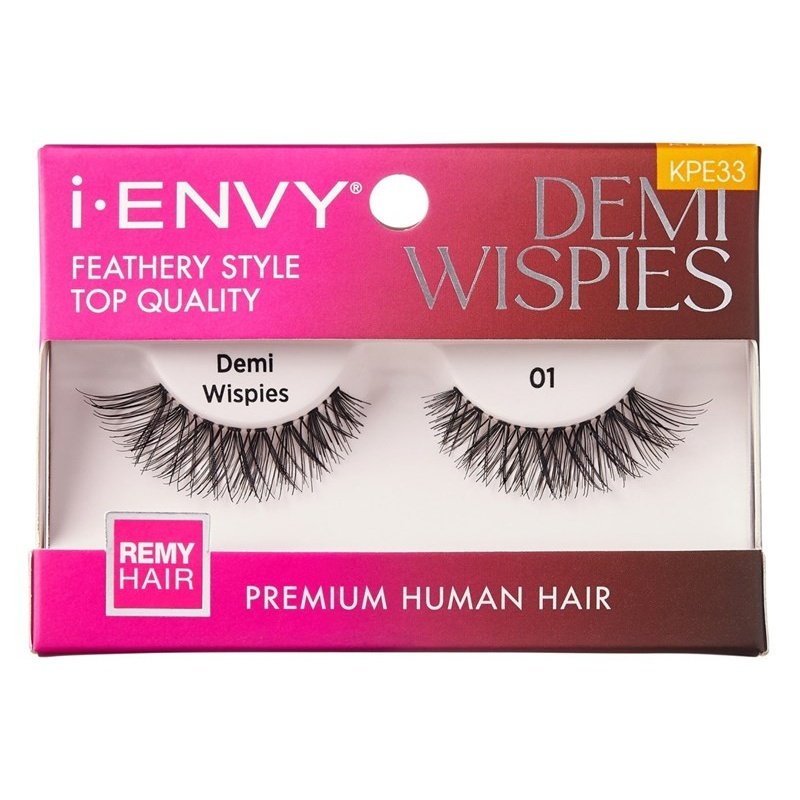 Kiss I Envy Demi Wispies 01 Feathery Style Lashes