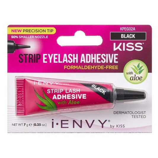 Kiss I Envy Eyelash Adhesive Strip W/Aloe Black 0.25oz