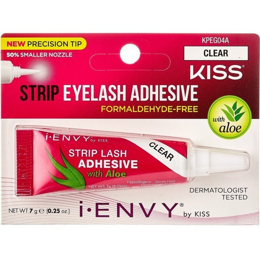 Kiss I Envy Eyelash Adhesive Strip With Aloe Clear 0.25oz