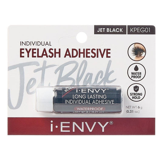 Kiss I Envy Individual Eyelash Adhesive Jet Black 01 0.25oz