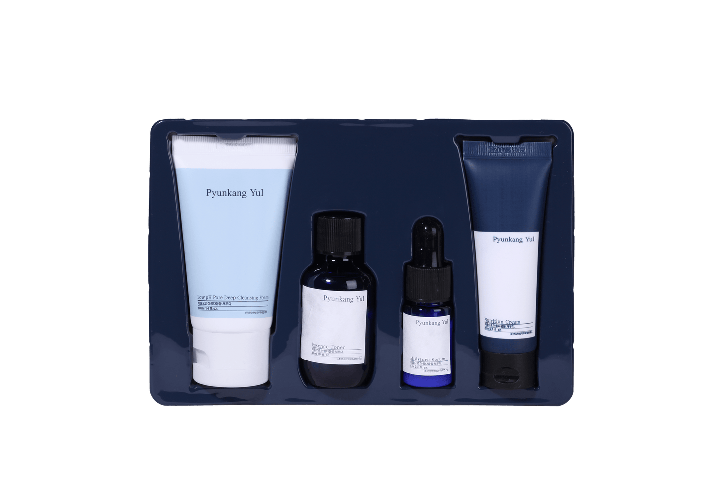 Pyunkang Miniature 4 type Set (Essence Toner 30ml + Moisture Serum 9ml + Nutrition Cream 20ml + Low pH Pore Deep Cleansing Foam 40ml )