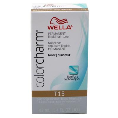 Wella Color Charm Liquid Toner #T15 Pale Beige Blonde