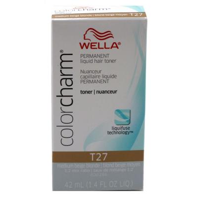 Wella Color Charm Liquid Toner #T27 Medium Beige Blonde