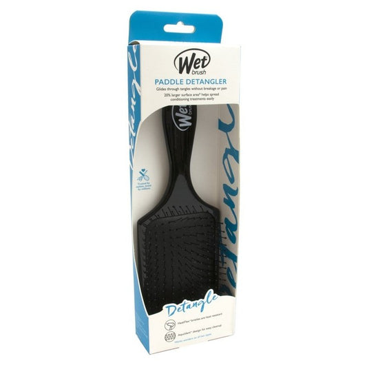 Wet Brush Detangler Black Paddle 9.5 Inch