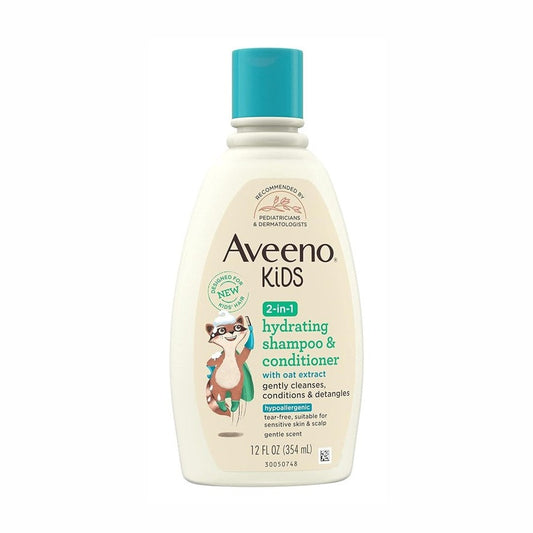 Aveeno Kids 2-In-1 Hydrating Shampoo & Conditioner 12oz