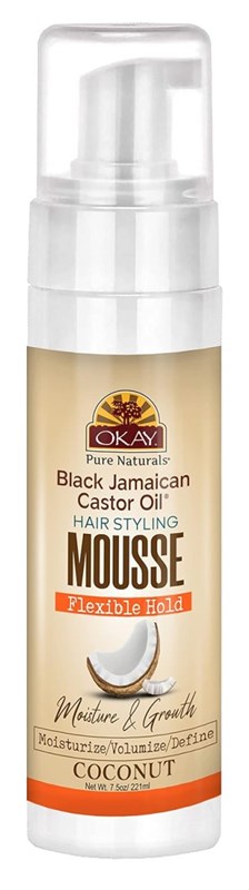 Okay Mousse Flexible Hold Coconut Moisture & Shine 7.5oz