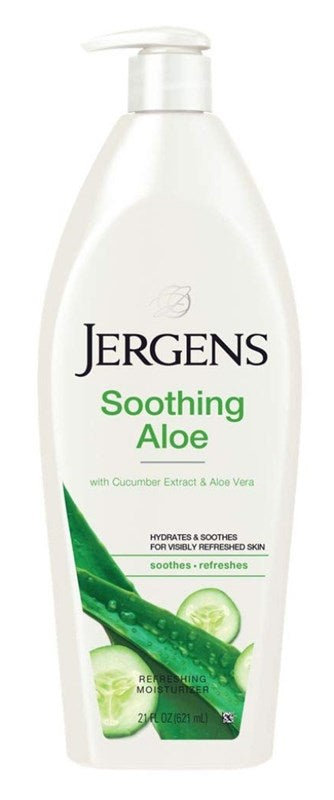Jergens Soothing Aloe 21oz Refreshing Moisturizer Lotion
