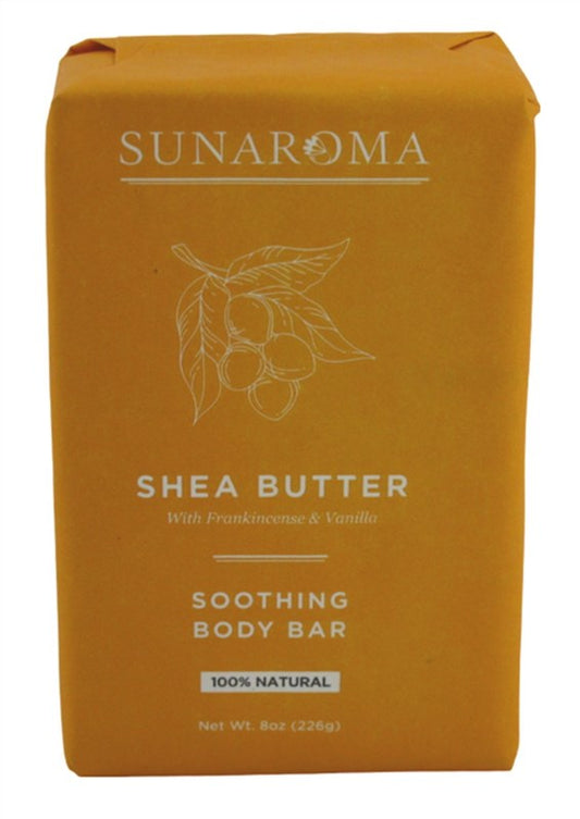 Sunaroma Soap Bar Shea Butter 8oz