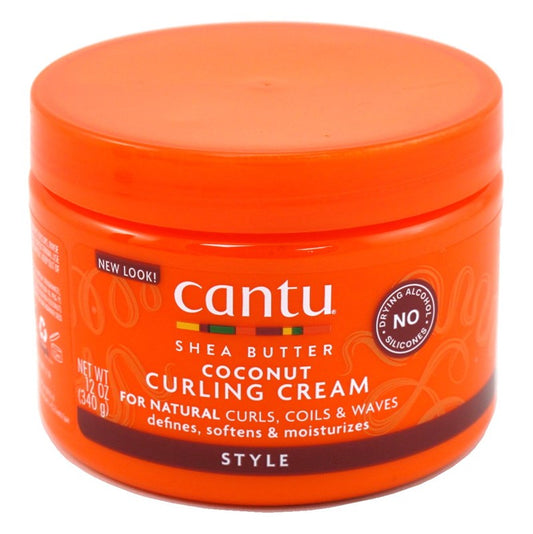 Cantu Shea Butter Coconut Curling Cream 12oz Jar