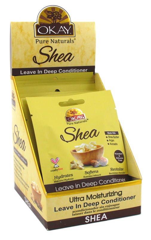 Okay Leave-In Deep Cond Pks Shea (12in)