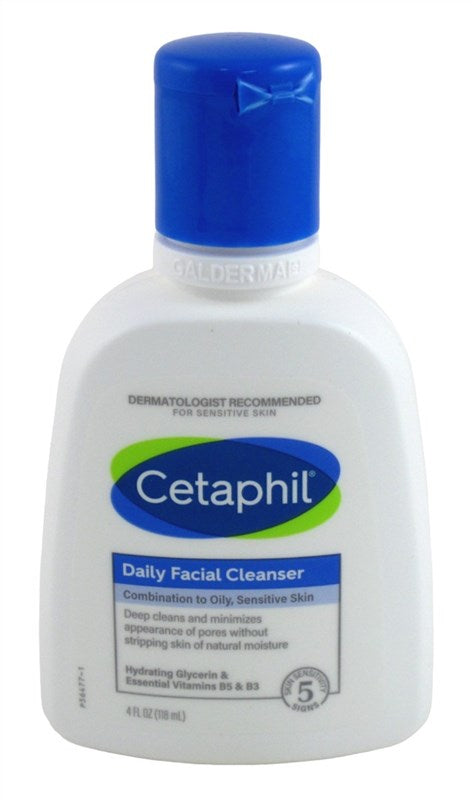 Cetaphil Daily Facial Cleanser 4oz Combination To Oily Skin
