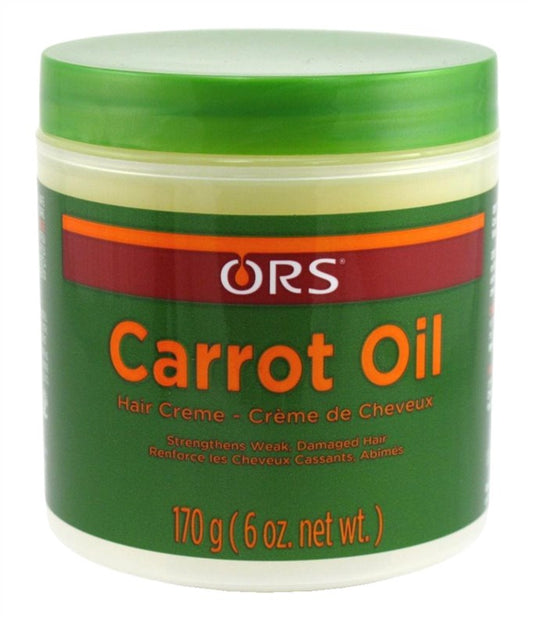 Ors Carrot Oil Hair Creme For Weak & Damaged Hair 6oz Jar