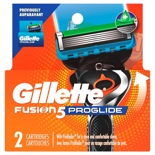 Gillette Mens Fusion 5 Proglide Refills 2 Count