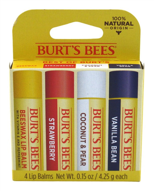 Burts Bees Lip Balm Best Of Burts 4 Pack (4in)