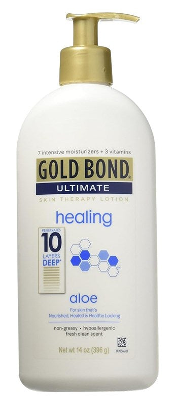 Gold Bond Ultimate Healing Aloe Lotion 14oz Pump
