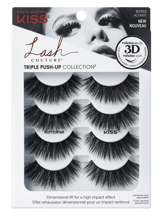 Kiss Lash Couture Triple Push- Up Collection Bombshell