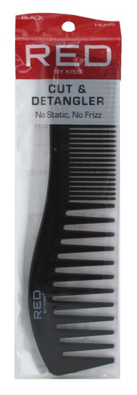 Kiss Red Pro Comb Cut & Detangler (12in)