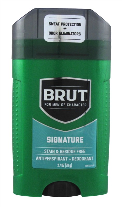 Brut Deodorant 2.7oz Wide Stick Signature Scent
