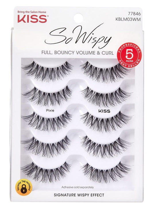 Kiss So Wispy Pixie Lashes 5 Pairs