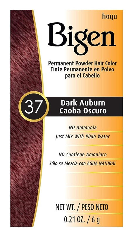 Bigen Powder Hair Color #37 Dark Auburn 0.21oz