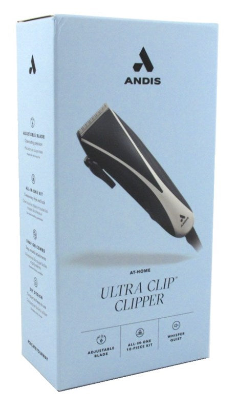 Andis At-Home Clipper Ultra Clip 10 Piece Kit All-In-One