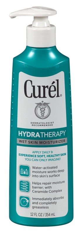 Curel Hydra Therapy 12oz Wet Skin Moisturizer Pump