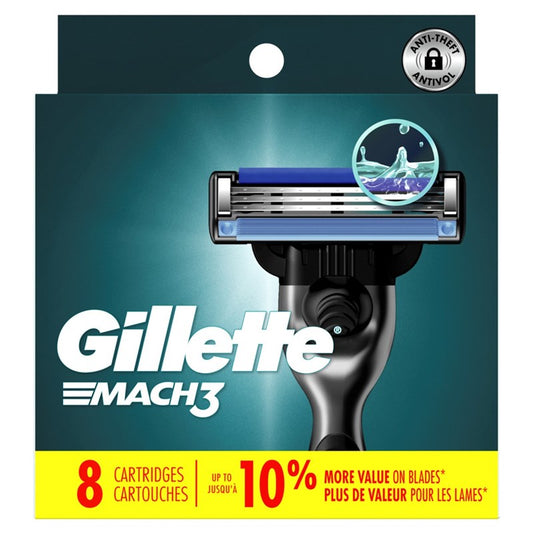 Gillette Mach 3 Refills 8 Count