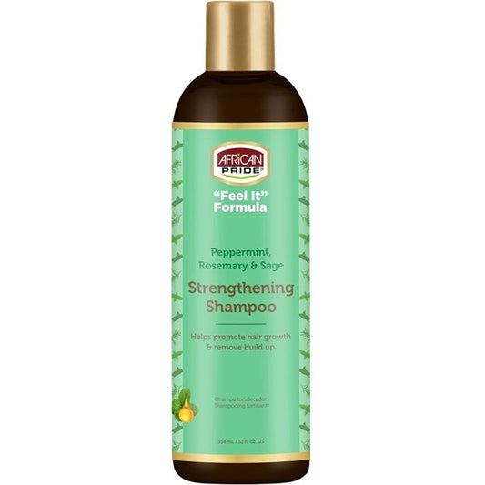 African Pride Feel It Formula Strengthening Shampoo 12oz