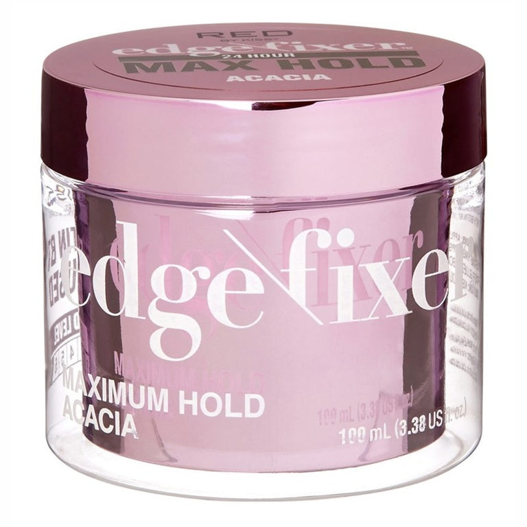 Kiss Red Edge Fixer Max Hold 24 Hr Acacia 3.38oz Jar