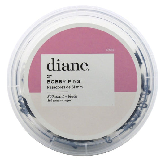 Diane Bob Pins 300S Black Tub 2 Inch