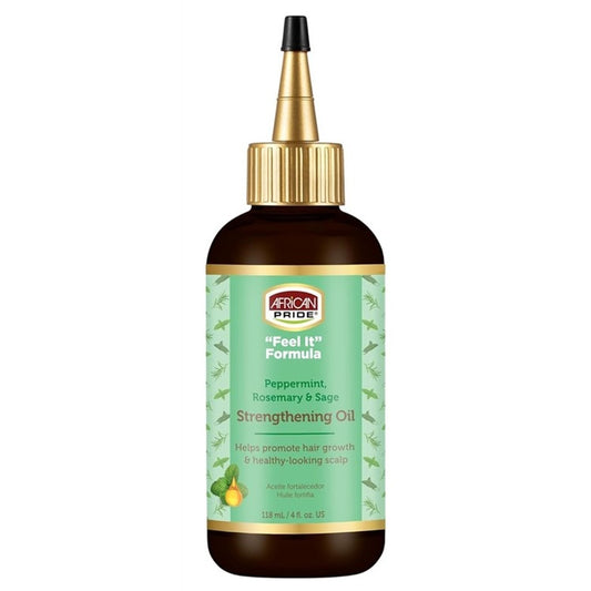 African Pride Feel It Formula Strengthening Oil 4oz
