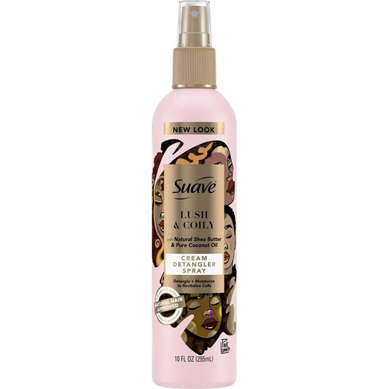 Suave Hairspray Lush & Coily Cream Detangler 10oz