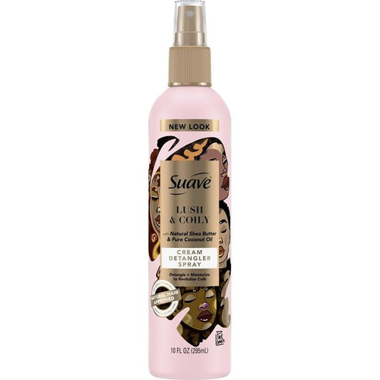 Suave Hairspray Lush & Coily Cream Detangler 10oz