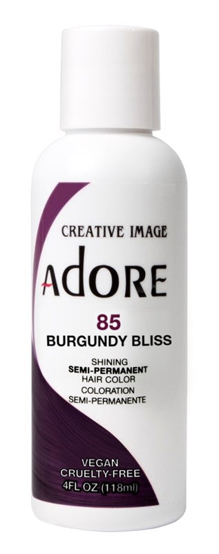 Adore Semi-Permanent Haircolor #085 Burgundy Bliss 4oz