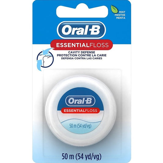 Oral-B 54 Yards Floss Essential Mint Wax (1PC)
