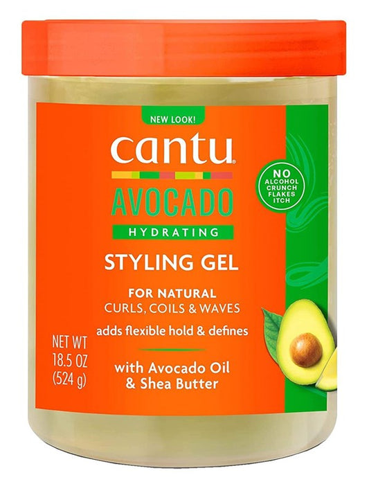 Cantu Avocado Hydrating Styling Gel 18.5oz Jar