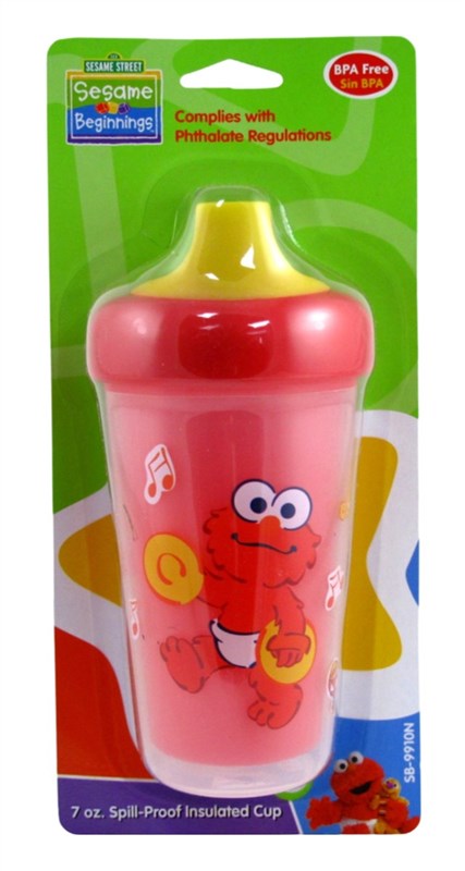 Sesame Beginnings Spill Proof Insulated Cup Asst 6+ M 7oz