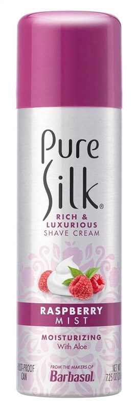 Pure Silk Shave Cream Raspberry Mist 7.25oz
