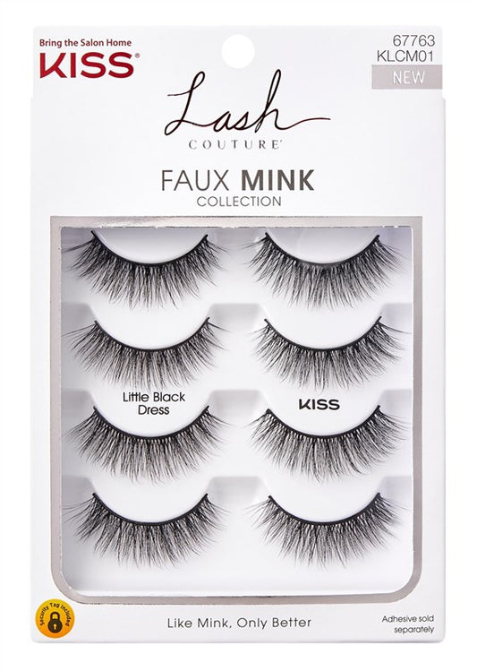Kiss Lash Couture Faux Mink Little Black Dress Multi-Pack