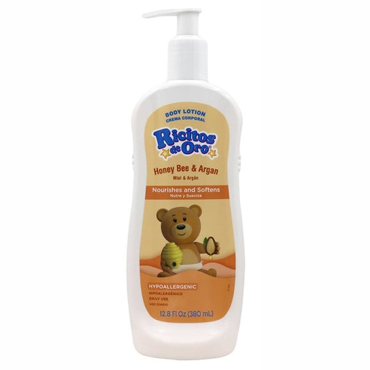 Ricitos De Oro Baby Body Lotion Honey Bee/Argan 12.5oz