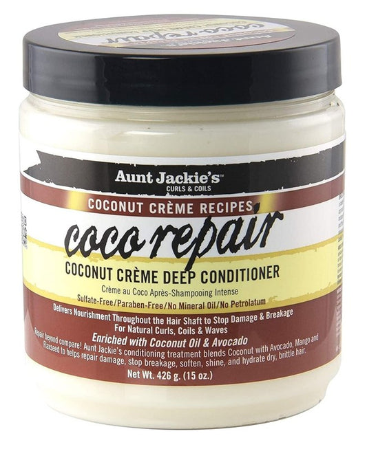 Aunt Jackies Coco Repair Deep Conditioner Creme Coconut 15oz