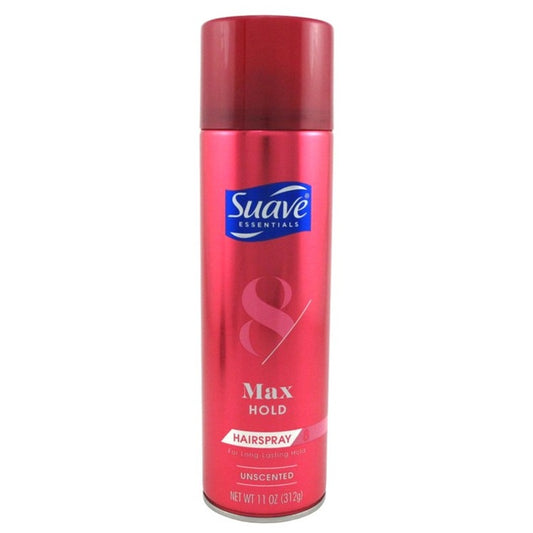 Suave Hairspray Max Hold 8 Unscented 11oz