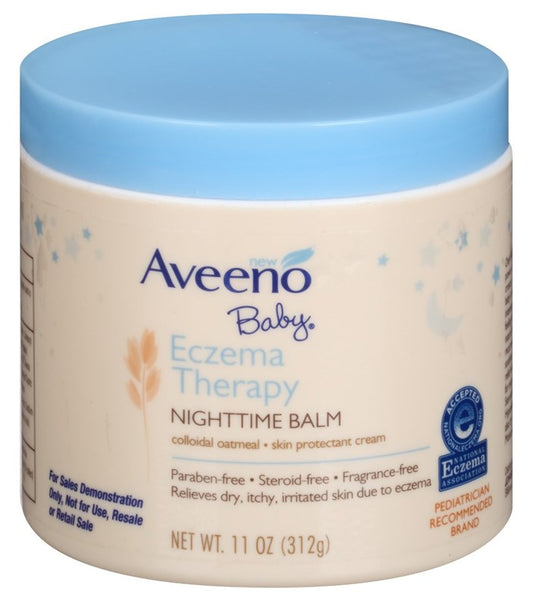 Aveeno Baby Eczema Therapy Night-Time Balm 11oz Jar