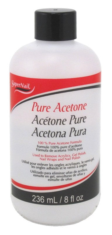 Super Nail 8oz Pure Acetone Polish Remover