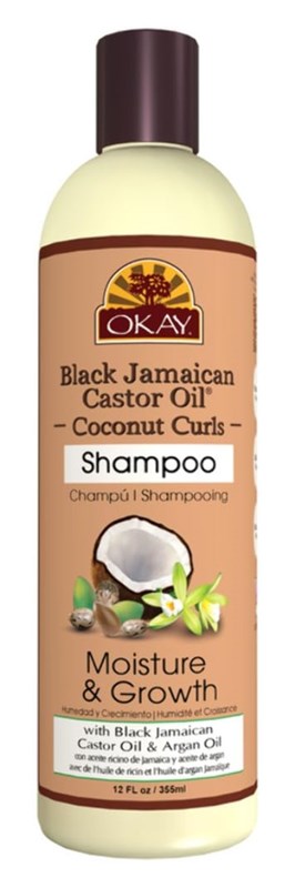 Okay Shampoo Coconut Curls 12oz Black Jamaican Castor Oil