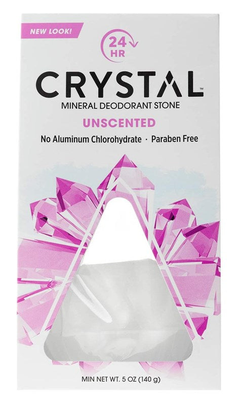 Crystal Deodorant Rock 5oz Unscented 24Hr