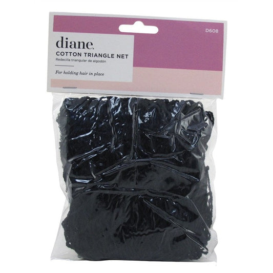 Diane Hair Net Cotton Triangle Black (12in) Extra Large